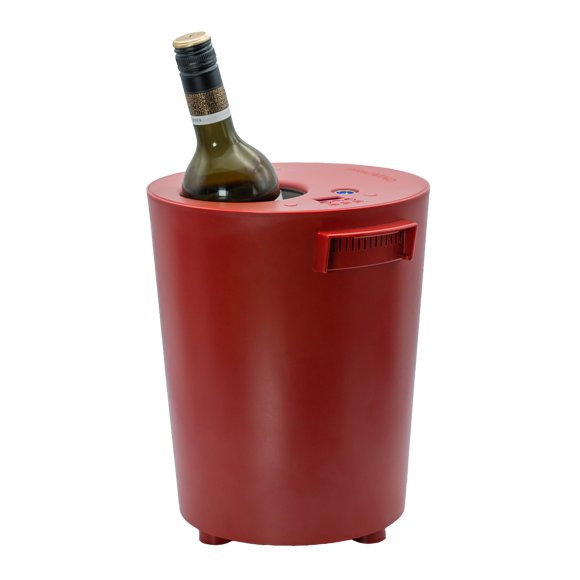 PrioVino Classic rot mit Weinflasche